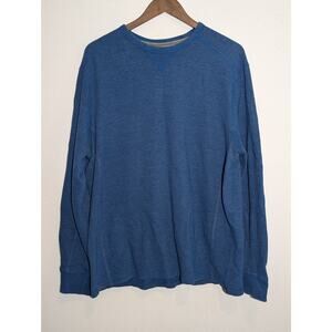 Men's Eddie Bauer Blue Long Sleeve Shirt Size XL